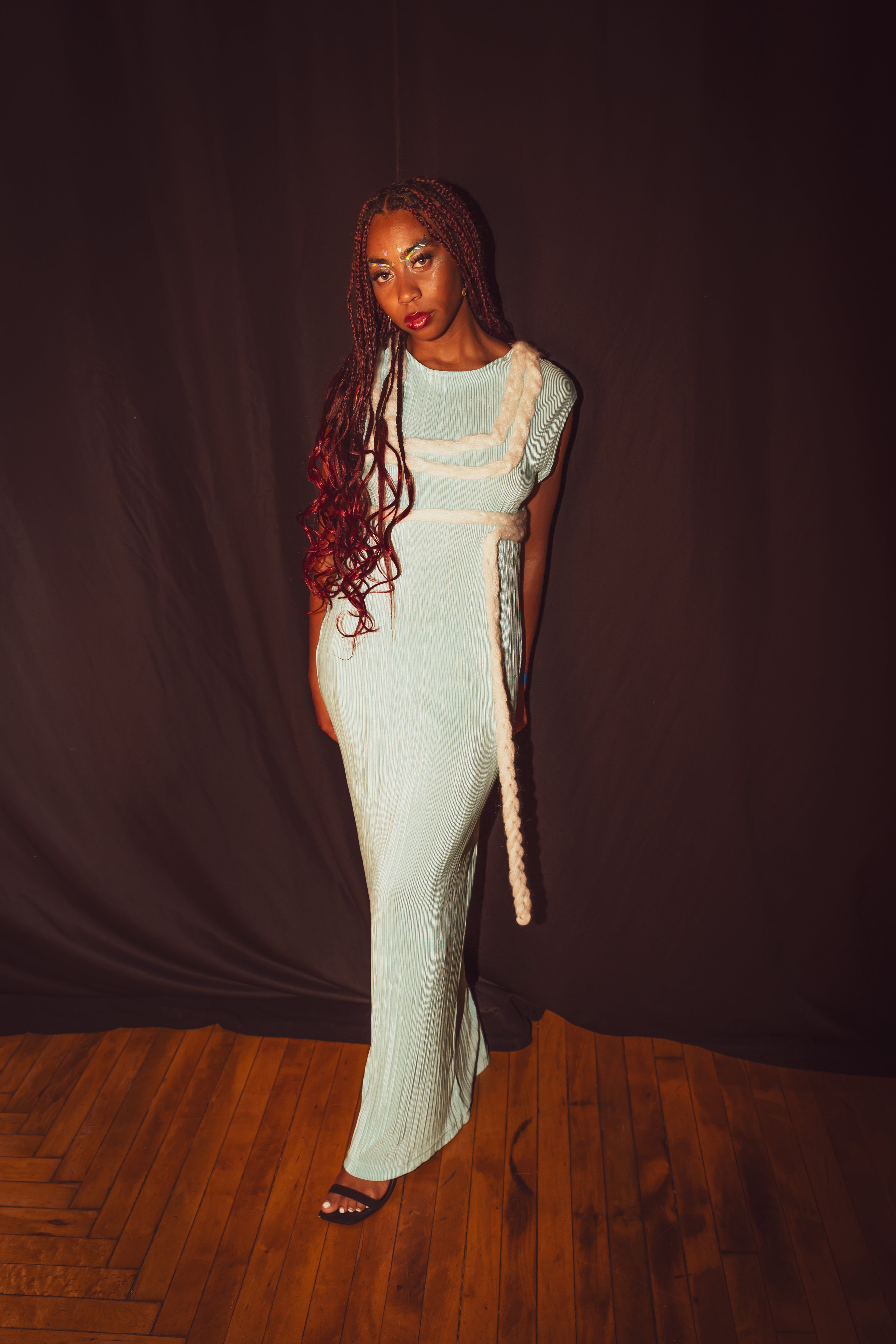 Sky Maxi Knit – Acid Lime
