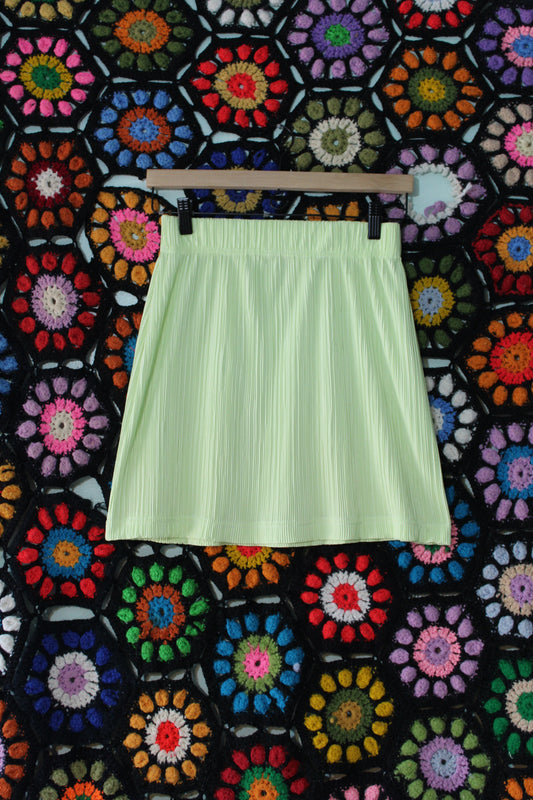 Lime Mini Skirt