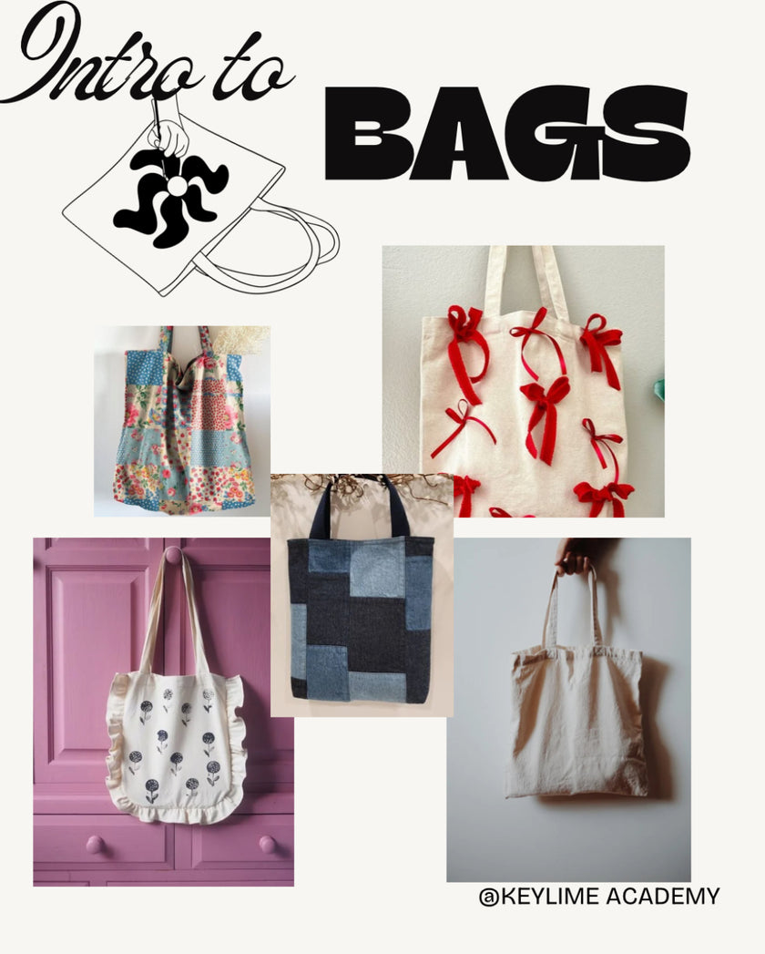 Intro to tote bags 7/29/26