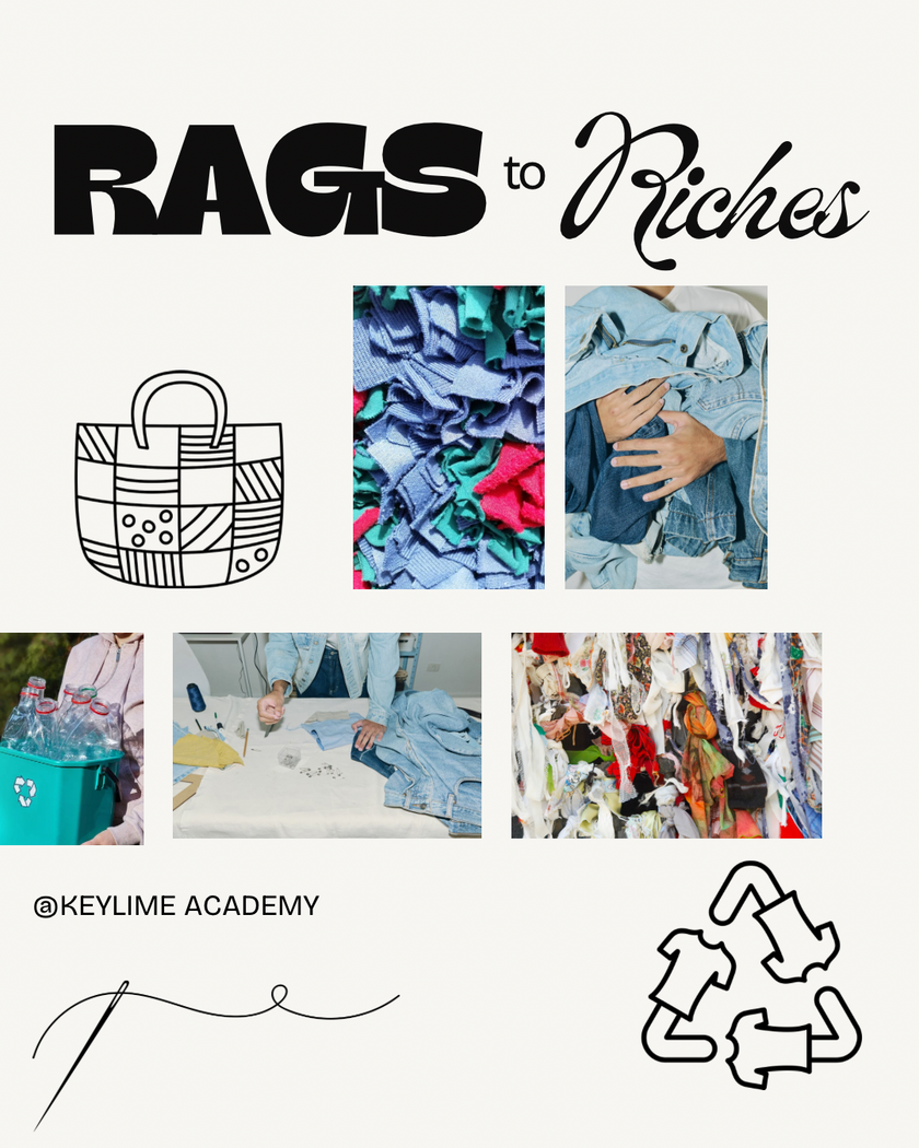 Rags to Riches Upcycling Workshop 9/27/26