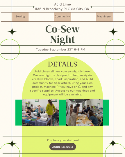 Co-Sew Night 9/23/25