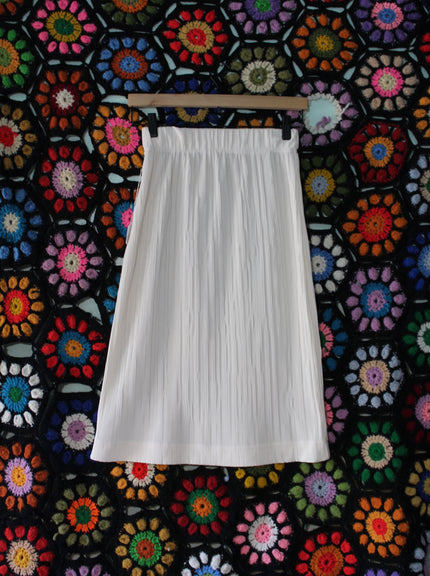 Cream Midi Skirt