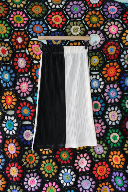 B&W Midi Skirt