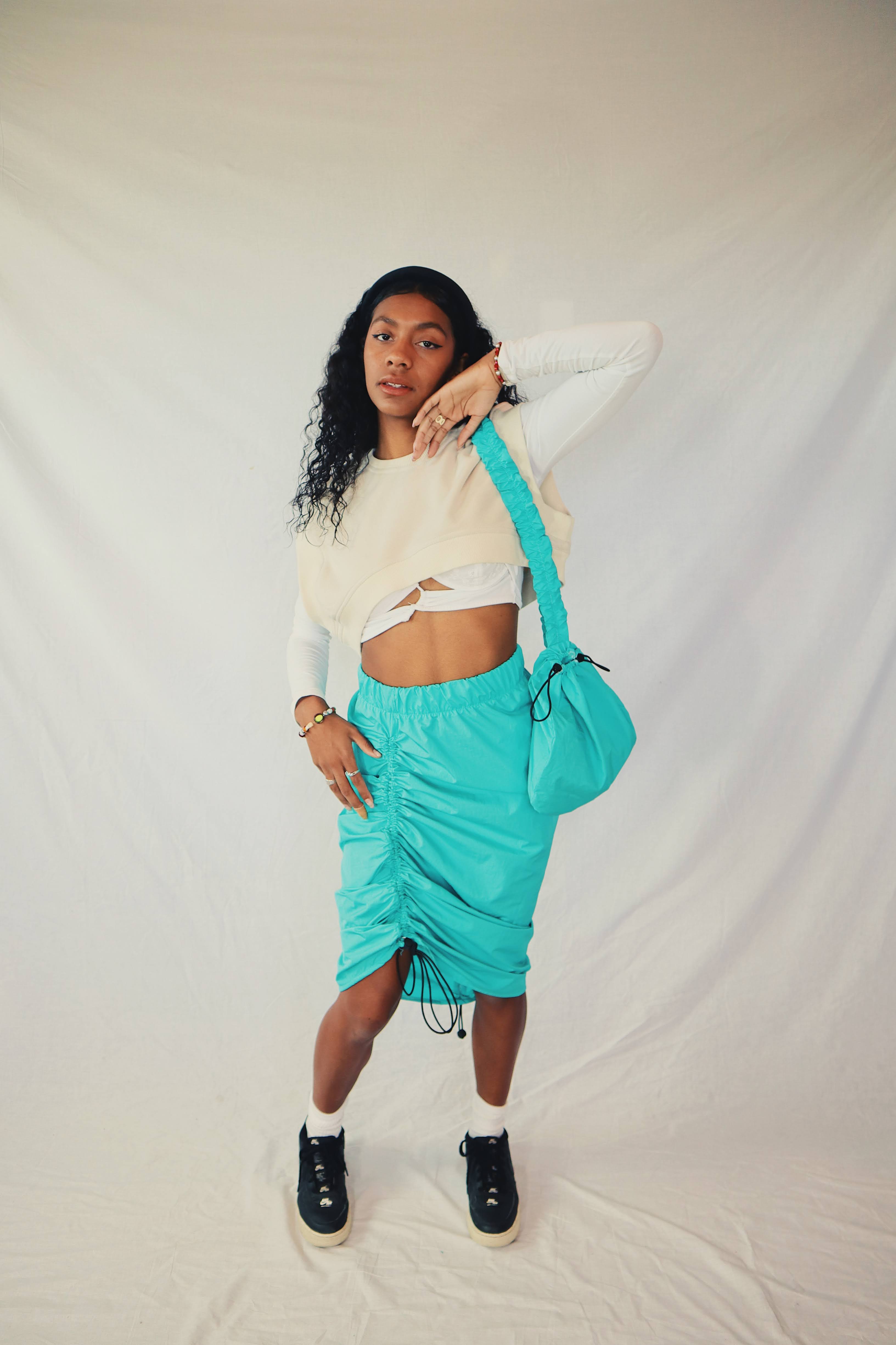 Length Adjustable Skirt – Acid Lime